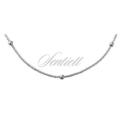 Łańcuszek srebrny pr.925 daisy chain bead ø 25