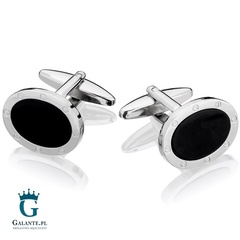 Spinki do mankietów czarny onyks sd-0204