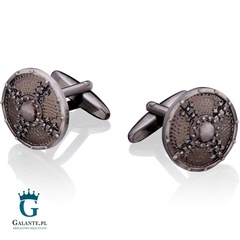 Spinki do mankietów x2 tarcza wikinga