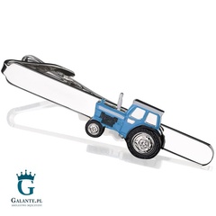 Spinka do krawata niebieski traktor sk-1296