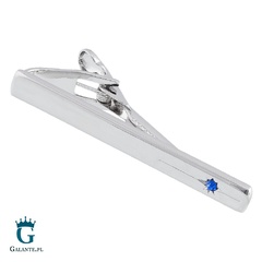 Spinka do krawata z szafirowym kryształem ps-226b