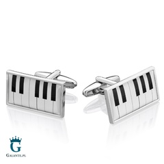 Spinki do mankietów x2 klawisze muzyczne