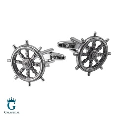 Spinki do mankietów koło sterowe x2 wcl140