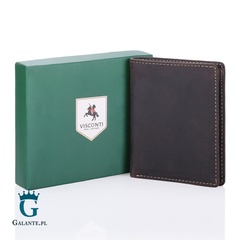 Skórzana banknotówka visconti hunter v-705 rfid