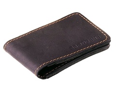 Cienki portfel slim wallet ze skóry naturalnej brodrene sw-02