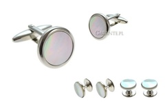 Komplet smokingowy perłowy ksl-990010