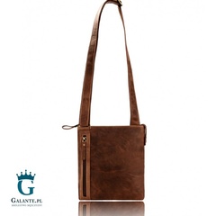 Mała torba listonoszka na zamek visconti v-16111