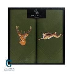 Zielone chusteczki materiałowe dla myśliwego hr-01