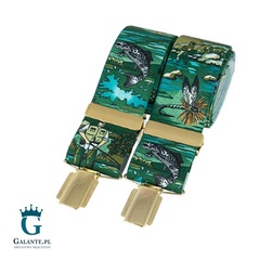 Zielone szelki do spodni wędkarz br-024