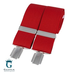 Szelki do spodni czerwone br-005