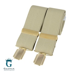 Szelki do spodni beżowe br-012