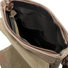 Czarna torba listonoszka męska harold`s messenger