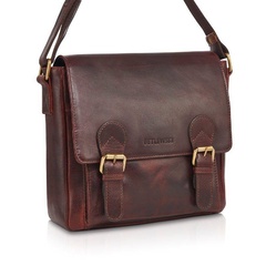 Torba męska vintage betlewski tbs-301 brązowa