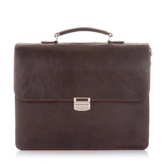 Torba męska na dokumenty s-04 paolo peruzzi brązowa