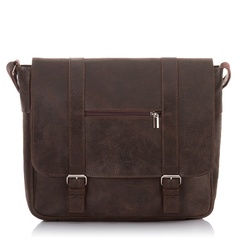 Vintage torba męska ze skóry naturalnej