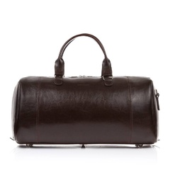 Elegancka torba podróżna skórzana brødrene r30 ciemny brąz