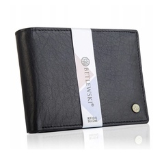 Skórzany portfel betlewski z rfid bpm-bh 60a czarny