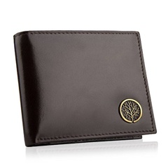 Elegancki skórzany portfel betlewski rfid bpm-bf-66 brązowy