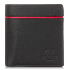 Elegancki pionowy portfel skórzany męski rfid