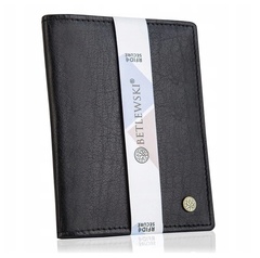 Cienki skórzany portfel slim wallet bpm-bh m2 betlewski