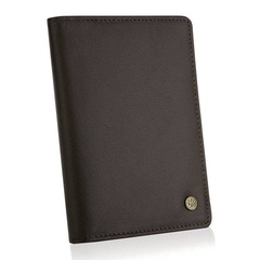 Cienki brązowy portfel skórzany slim wallet betlewski rfid bpm-bh-m1