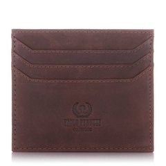 Brązowe etui na karty dokumenty in-09 paolo peruzzi