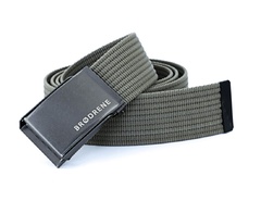 Oliwkowy pasek do spodni parcianka brodrene p04 graphite