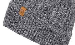 Męska czapka beanie z wywinięciem cz12 jasnoszara mulina