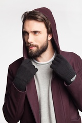 Rękawiczki męskie z obsługą ekranów pamami