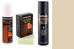 Zestaw do renowacji zamszu do czyszczenia i farbowania butów tarrago ivory 36