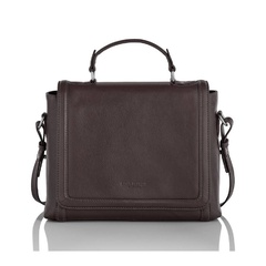 Modna torebka damska skórzana brązowa