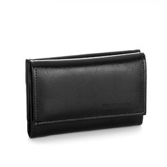 Elegancki portfel skórzany brodrene a-06 czarny