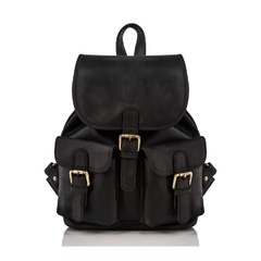 Czarny stylowy plecak damski vintage