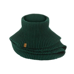 Modny komin damski butelkowa zieleń k5 brodrene