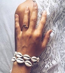 Bransoletka damska muszle  seashell summer