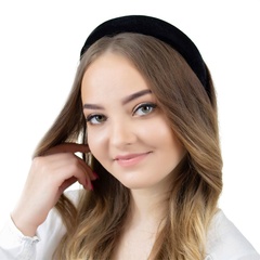 Opaska do włosów czarna wypukła gładka welurowa