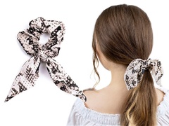 Gumka do włosów apaszka scrunchie frotka wężowa