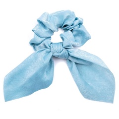 Gumka do włosów błękitna apaszka scrunchies frotka