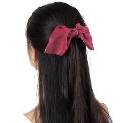 Gumka do włosów bordowa apaszka scrunchies frotka