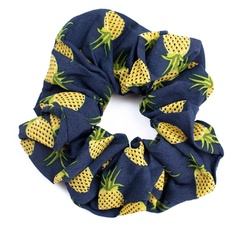 Gumka do włosów ananas scrunchies granatowa frotka