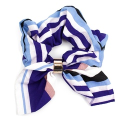 Gumka do włosów frotka apaszka scrunchies blue