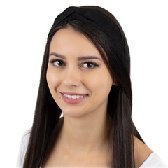 Opaska do włosów czarna turban na gumce węzeł