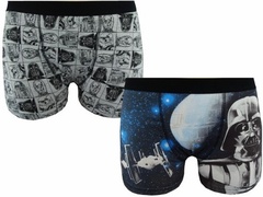Męskie bokserki star wars 2- pak s, m