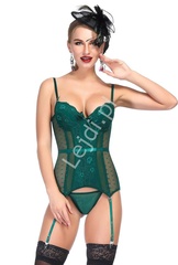 Zielone zmysłowe body damskie 009