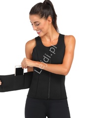 Neoprenowa koszulka wyszczuplająca z krótkim rękawkiem - body fit 031