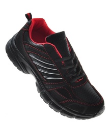 Pantofelek24.pl |sportowe damskie buty sznurowane czarne