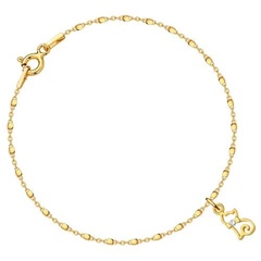 Bransoletka z kotkiem z kryształem swarovski /2167/