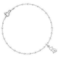 Bransoletka z kotkiem z kryształem swarovski /2168/