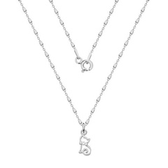 Naszyjnik z kotkiem z kryształem swarovski /1181/