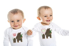 Zestaw: body dla dziecka. big mama i big dad
